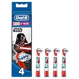 Oral-B Kids Star Wars Aufsteckbürsten für elektrische Zahnbürste, 4 Stück, für Kinder ab 3 Jahren, extra weiche B