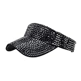 YIHULI Visor Cap Baseball Kappe Visor Pferdeschwanz Cap Outdoor Basecap Vintage Damen Baseballmütze Sonnenvisor für Golf Tennis Freizeit Sommerhut Unisex