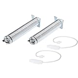 Kenekos - Türfeder mit Seilzug. Reparatursatz kompatibel mit Bosch Spülmaschine Siemens Viva, Neff, Constructa, wie 00754869/754869 Inhalt: 2x Feder (Farbcode Schwarz), 2x Seilzug + Montageanleitung