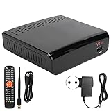 Weikeya Oberteil Satz Oberteil Kasten, Gebaut-in Blinken Speicher 512 MB 2 x AAA Batterie (Nicht Inbegriffen) Medien Spieler mit Abs Hülse zum DVB ‑ S / S2 / S2x 100 ‑ 240V