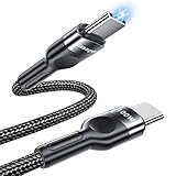 USB C to USB C Cable 6.6ft/2M, Essager Type C 100W Fast Charging Cable, USB-C Charger Cable Compatible with Samsung, MacBook Pro 2020/2019, Samsung Galaxy S20/S10/S9, Surface Book 2, USBC Laptop