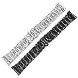 ZWMFAC Edelstahl-Uhrenarmband für P-anerai Luminor Serie PAM441 111 Edelstahlarmband für Herren, 24 mm (Farbe: Silber, Größe: 24 mm)