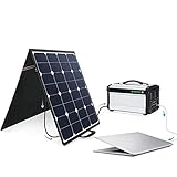 Jiaren® 500w Pure Sine Wave Solar Generator Battery 144000mah 110v 220v Portable High-Power Solar G