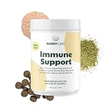 BUDDY ALL NATURAL PET FOODS Immune Support | BuddyCare | Nahrungsergänzungsmittel für Hunde | 100% natürlich | Kaubare, immun-stärkende Drops mit Moringa und Honig