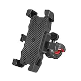 #N/D Feste Vier-Klauen-Segen Handy-Halterung Automatische Verriegelungs-Carbon-Tausend-Muster-Handy-Halterung