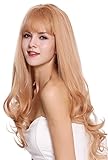 WIG ME UP - C8026-22/344 Perücke Damenperücke Pony lang glatt leicht gelockte Spitzen Blond Aschlond Rotblond Mix