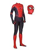 JUFENG Neue Erwachsene Kinder Spider-Man 2019 Halloween Kostüm Overall 3D Print Spandex Lycra Spiderman - Cosplay Body,C-Adult/M
