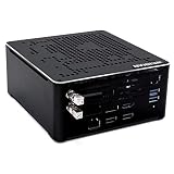 NUC WEIDIAN Mini PC, 16GB DDR4 RAM 256GB M.2 NVMe SSD 1TB HDD Windows 11 Pro (64 Bit) Core i7-10750H, Micro Desktop Computer, Unterstützung 2,5' SSD/HDD, WiFi6, 4K HD Business Home Office Desktop PC