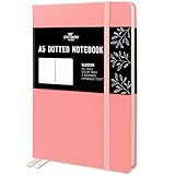 Stationery Island A5 Dotted Notizbuch – Kirschblüte. Hardcover Bullet Gitter Journal Buch Kariert Mit 180 Seiten & Premium 120gsm Papier. Für Notizen, Planung, Reisen, Tagebuch schreiben & Projek