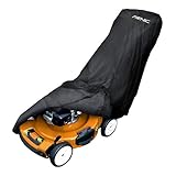 Awnic Rasenmäher Abdeckung Abdeckhaube Rasentraktor Abdeckung Staubschutz Wasserdicht TÜV Rheinland Zertifikat 420D 191X110X67