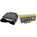 Bresser digitales binokulares Nachtsichtgerät 3x20 mit großem Display für Komfortables Beobachten & VARTA Industrial Batterie AA Mignon Alkaline Batterien LR6-40er Pack, umweltschonende Verpackung