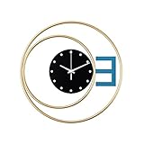 WANXJM Moderne Einfache Und Stilvolle Wanduhr, Leichte Luxus-Wanduhr FüR Zuhause, An Der Wand Montierte PersöNlichkeits-Kreativuhr Im Hintergrund, Geeignet FüR Heimtex