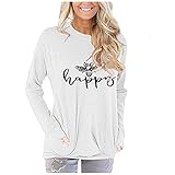 Sommer Bluse Long Pullover Frauen Langarmshirt Damen sexy Oversize Pullover schwarz schwarzer Kapuzenpullover Damen Damen t-Shirt Kurzarm Pullover Damen elegant Damen Trachtenbluse Jack