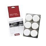 Miele Original Zubehör Entkalkungstabletten / 6 Stück / für Kaffeevollautomaten, Dampfgarer, FashionMaster, Backofen, H