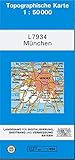 TK50 L7934 München: Topographische Karte 1:50000 (TK50 Topographische Karte 1:50000 Bayern)