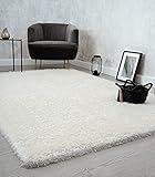 the carpet Willow Langflor, Hochflor Teppich, Wohnzimmer, Schlafzimmer, Modern, Weich, Matt, Einfarbig, Unifarben, Cream 160 x 230