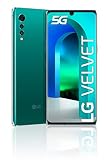 LG Velvet 5G Smartphone mit OLED-Display 17,3 cm (6,8 Zoll), FullVision, Ultra-High 48 MP, LG 3D-Soundsystem, Akku 4.300 mAh, 128 GB/6 GB, Widerstand und Fingerabdruck auf dem Display