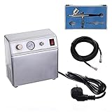 PROFI Mini Kompressor für Airbrush Airbrushkompressor + Airbrush + S