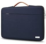 TECOOL 14 Zoll Laptop Hülle Tasche Tragetasche Schutzhülle mit Griff für 14 Zoll Lenovo Thinkpad Ideapad HP Dell Acer Asus Laptop Chromebook Wasserdicht Notebook Sleeve, Dunkelb
