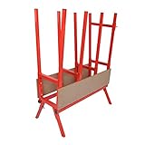 Profi Sägebock 860x400x1040mm für verschiedene Stammstärken mit MDF Platten Sägehilfe Holzbock