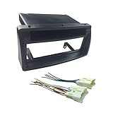 MOUNTAIN MEN Faszienzubehör Din Fascia for Toyota Corolla W/Tasche + Kabelbaum-Steuergerät Radio-CD-DVD-Stereo-Panel Dash Mount Trim Kit installieren R