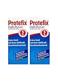 2x PROTEFIX Haftpulver 50g PZN 01381004 Extra Stark mit Nass-Haftk