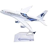 WZRY Modellflugzeug, Malaysia Airlines A380,1: 400 Metallflugzeugmodelle, 16 cm (6,3 in) Metallflugzeugmodell, Flugzeugbegeisterte, für Gedenksammlung oder Heimdek