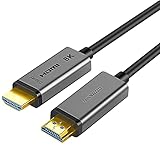 ANNNWZZD HDMI 2.1 Glasfaser Kabel -15M, HighSpeed HDMI 8K Kabel 8K@60Hz /4K@120Hz mit Ethernet 48Gbps unterstützt Dynamic HDR 10, 3D, eARC, Dolby Vision, YUV4:4:4