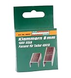 Mannesmann Ersatzklammern 8 mm, für Tacker 48410, M48411
