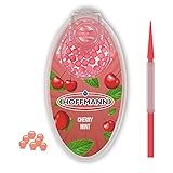 Hoffmann - Premium Aroma Kapseln Cherry Mint | DIY Click Filter Kugeln | 100 Kug