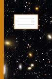 Universum Notizbuch: Kariertes Notizheft A5 als Tagebuch oder Journal verwendbar - Schule Uni Arbeit - Für Naturwissenschaftler Physik Astrophysik