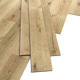 ARTENS - PVC Bodenbelag Strand - Click Vinyl-Dielen - Vinylboden - Natürlicher Holzeffekt - Beige - Intenso - Dicke 5 mm - 1,1m²/5 D