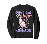 Kangaroo Just A Girl Who Loves Kangaroos Geschenk Sw