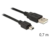 Delock Kabel USB 2.0-A  USB Mini-B 5Pin 0, 70m S