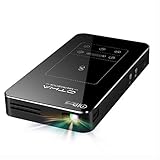 Mini Beamer,Android 7.1 Tragbarer DLP Projektor mit Touchpad Auto Keystone-Korrektur HDMI Wireless Home Theater Projek