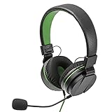 snakebyte Xbox One HEADSET X - Stereo-Gaming-Headset mit Mikrofon für XBOX One / XBOX One X, 3,5-mm-Audiostecker, kompatibel mit PC, PS4, VOIP, Konferenzgespräche, VideoCall, Skype, Z