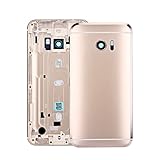 Handy-Zubehör LGMIN rückseitige Abdeckung for HTC 10 / One M10 (Gold) neu im Jahr 2020 (Color : Gold)