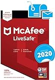 McAfee LiveSafe 2020 | Eine unbegrenzte Anzahl an Geräten | 1 Jahr | PC/Mac/Smartphone/Tablet | Aktivierungscode p