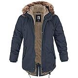 bw-online-shop Winterparka Fishtail mit Futter navy - 3XL