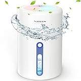 VATEEN Luftentfeuchter Elektrisch, 1000ML Entfeuchter Automatischer Mini Raumentfeuchter Leise Dehumidifier Mit Nachtlicht, Luftreinigung und Gegen Feuchtigkeit Schmutz Schimmel in Kleinen R
