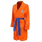 I3C Anime Cosplay Drachen-Bademantel aus Flanell, große Größe, Bademantel für Sauna Son Goku, Reise-Bademantel mit chinesischem Charakter, Unisex, für Männer, Frauen und Fans von Drachenb
