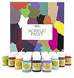 Acrylfarbe-Set zum Malen und Basteln Nazca Colors - 24 Farben x 30 ml - Acrylfarbe ideal für Bemalen Leinwand, Holz, Steine, Kunststoff, Keramik, Ton – Perfekt für Erwachsene und Kinder - Ungiftig