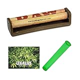 RAW Drehmaschine 110mm Ecoplastik Hanfplastik Joint Dreh-Maschine Paper Wickler + Joint Tube u. Stick