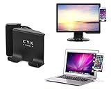 Handyhalter, der Clip am Monitor für Laptop oder Desktop-Monitor, Handy-Ständer Smart Phone Dock Handyhalterung für Universal Computer Display