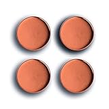 Zeller 11235 Magnet-Set, 4-tlg., extra stark, roségold, ca. Ø 2,3 x 0,9