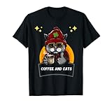 Hipster Kaffeekatze, Koffein-Liebhaber T-S