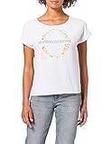 s.Oliver Damen 120.10.105.12.130.2063908 T-Shirt, White Placed Print, 42
