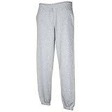 Fruit of the Loom Jogginghose Elast Bund S M L XL XXL XL,hellgrau XL,Hellg