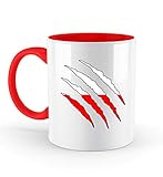 Polen Polska Tasse Teetasse Flagge Design Kaffeetasse Spaßgeschenk Spruch Geschenk Idee - Zweifarbige Tasse -330ml-Rub