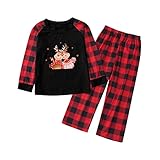 Weihnachtsschlafanzüge Damen Weihnachts Pyjama Damen Flanell Weihnachtspulli Kinder Mädchen Weihnachtspulli Herren Hässlich Weihnachtsoutfit Damen Xxl Weihnachtspulli Herren Kitschig